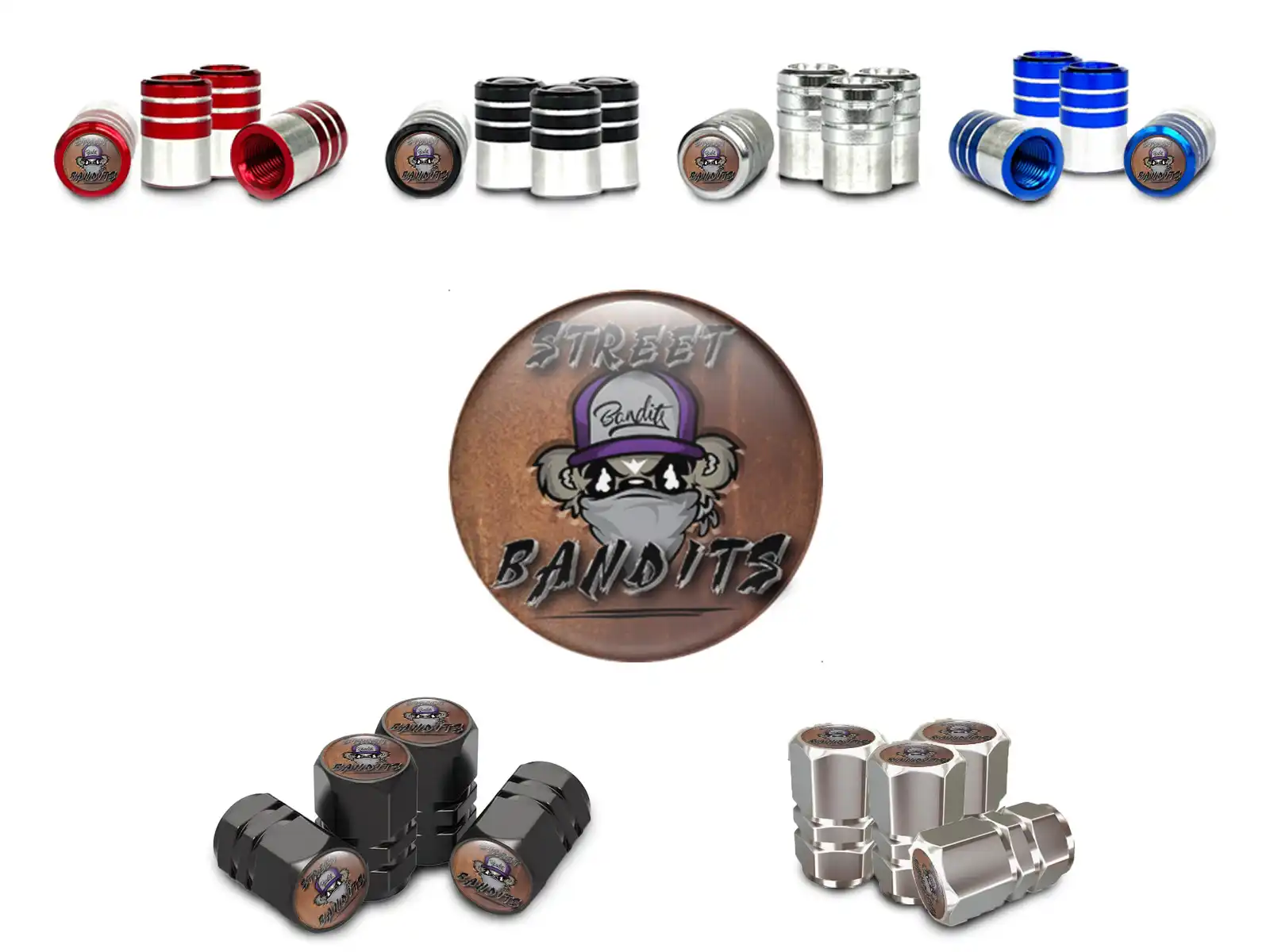 Valve Caps for SUV Tuning Edition Style
